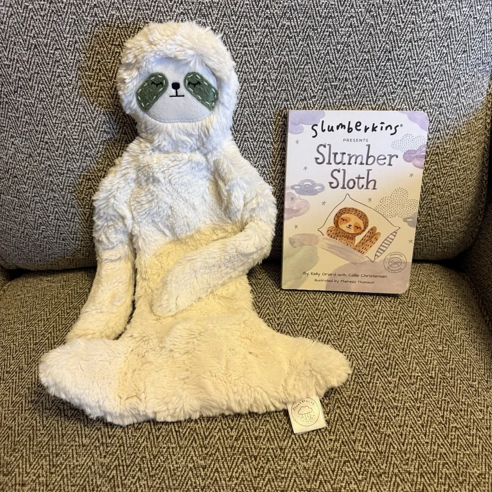 Slumberkins‎ Sloth Snuggler And Slumber Sloth Board Book Bundle Bedtime